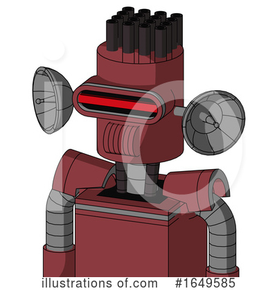 Royalty-Free (RF) Robot Clipart Illustration by Leo Blanchette - Stock Sample #1649585