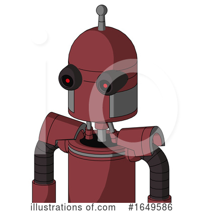 Royalty-Free (RF) Robot Clipart Illustration by Leo Blanchette - Stock Sample #1649586
