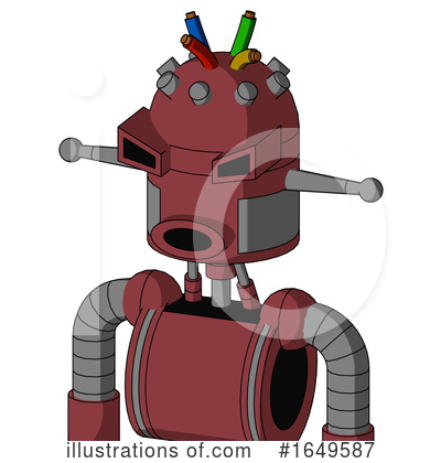 Royalty-Free (RF) Robot Clipart Illustration by Leo Blanchette - Stock Sample #1649587