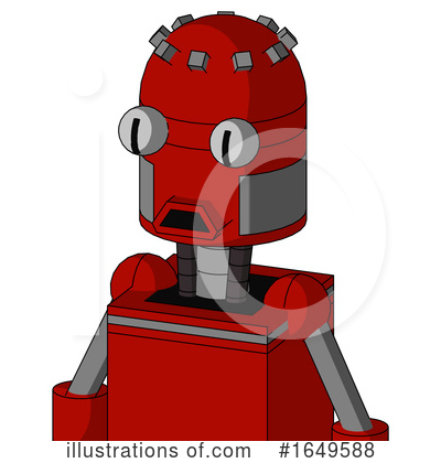 Royalty-Free (RF) Robot Clipart Illustration by Leo Blanchette - Stock Sample #1649588