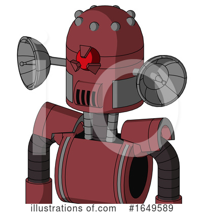 Royalty-Free (RF) Robot Clipart Illustration by Leo Blanchette - Stock Sample #1649589
