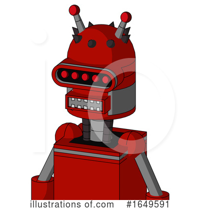 Royalty-Free (RF) Robot Clipart Illustration by Leo Blanchette - Stock Sample #1649591