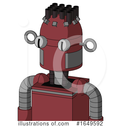 Royalty-Free (RF) Robot Clipart Illustration by Leo Blanchette - Stock Sample #1649592
