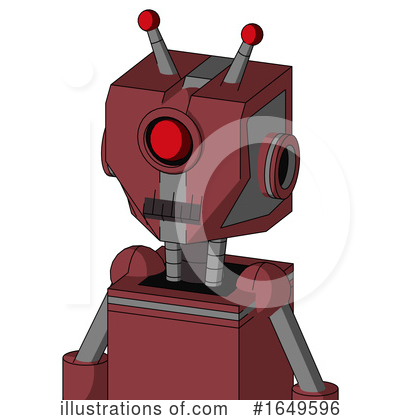 Royalty-Free (RF) Robot Clipart Illustration by Leo Blanchette - Stock Sample #1649596