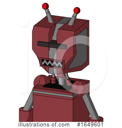 Royalty-Free (RF) Robot Clipart Illustration by Leo Blanchette - Stock Sample #1649601