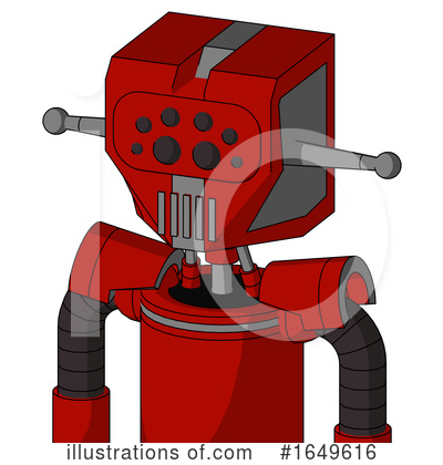 Royalty-Free (RF) Robot Clipart Illustration by Leo Blanchette - Stock Sample #1649616