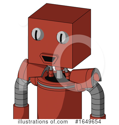 Royalty-Free (RF) Robot Clipart Illustration by Leo Blanchette - Stock Sample #1649654