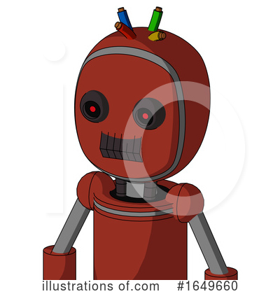 Royalty-Free (RF) Robot Clipart Illustration by Leo Blanchette - Stock Sample #1649660