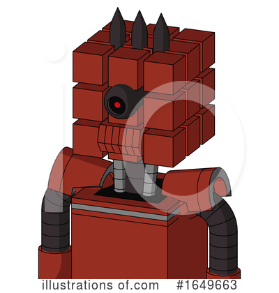 Royalty-Free (RF) Robot Clipart Illustration by Leo Blanchette - Stock Sample #1649663