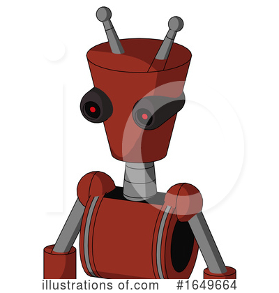 Royalty-Free (RF) Robot Clipart Illustration by Leo Blanchette - Stock Sample #1649664