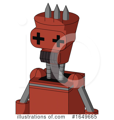Royalty-Free (RF) Robot Clipart Illustration by Leo Blanchette - Stock Sample #1649665