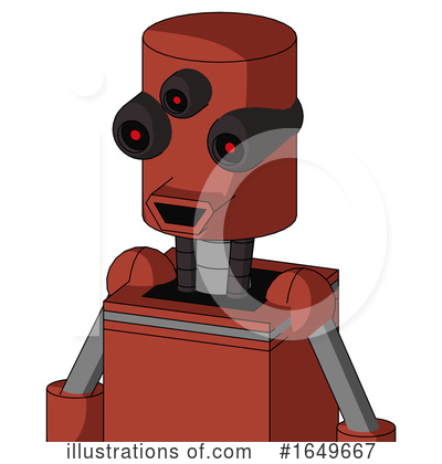 Royalty-Free (RF) Robot Clipart Illustration by Leo Blanchette - Stock Sample #1649667