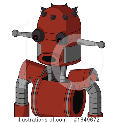 Royalty-Free (RF) Robot Clipart Illustration by Leo Blanchette - Stock Sample #1649672
