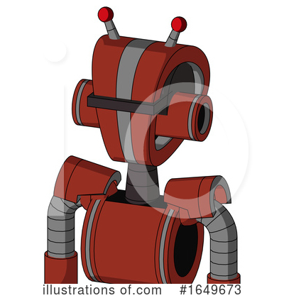 Royalty-Free (RF) Robot Clipart Illustration by Leo Blanchette - Stock Sample #1649673