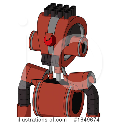 Royalty-Free (RF) Robot Clipart Illustration by Leo Blanchette - Stock Sample #1649674