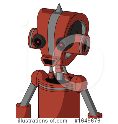 Royalty-Free (RF) Robot Clipart Illustration by Leo Blanchette - Stock Sample #1649676