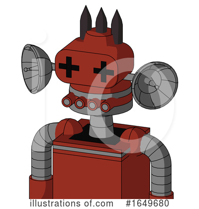 Royalty-Free (RF) Robot Clipart Illustration by Leo Blanchette - Stock Sample #1649680