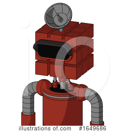Royalty-Free (RF) Robot Clipart Illustration by Leo Blanchette - Stock Sample #1649686