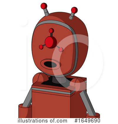 Royalty-Free (RF) Robot Clipart Illustration by Leo Blanchette - Stock Sample #1649690