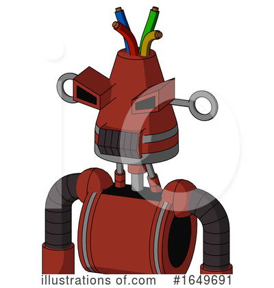Royalty-Free (RF) Robot Clipart Illustration by Leo Blanchette - Stock Sample #1649691