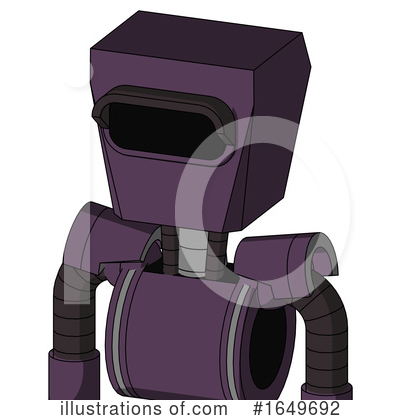 Royalty-Free (RF) Robot Clipart Illustration by Leo Blanchette - Stock Sample #1649692