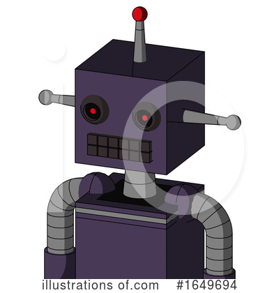 Royalty-Free (RF) Robot Clipart Illustration by Leo Blanchette - Stock Sample #1649694