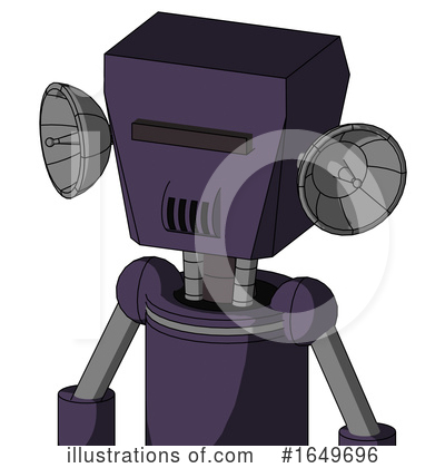 Royalty-Free (RF) Robot Clipart Illustration by Leo Blanchette - Stock Sample #1649696