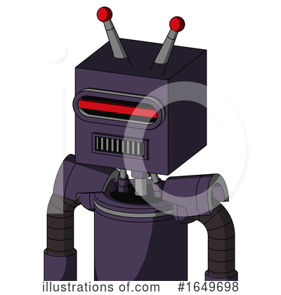 Royalty-Free (RF) Robot Clipart Illustration by Leo Blanchette - Stock Sample #1649698
