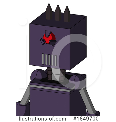 Royalty-Free (RF) Robot Clipart Illustration by Leo Blanchette - Stock Sample #1649700