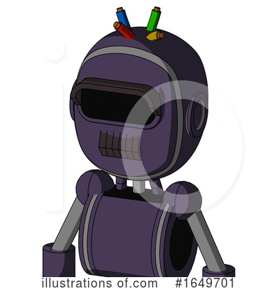 Royalty-Free (RF) Robot Clipart Illustration by Leo Blanchette - Stock Sample #1649701