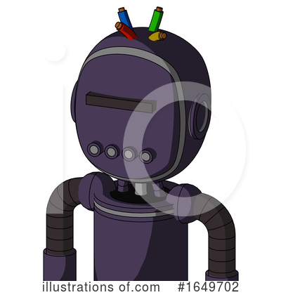 Royalty-Free (RF) Robot Clipart Illustration by Leo Blanchette - Stock Sample #1649702