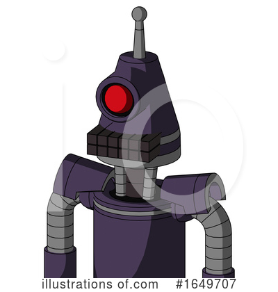 Royalty-Free (RF) Robot Clipart Illustration by Leo Blanchette - Stock Sample #1649707