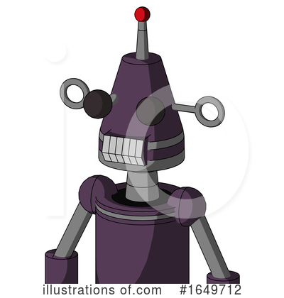 Royalty-Free (RF) Robot Clipart Illustration by Leo Blanchette - Stock Sample #1649712