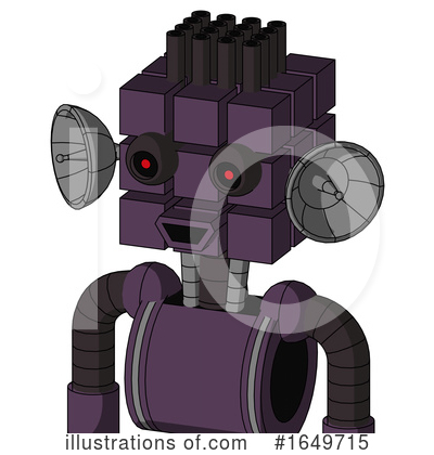 Royalty-Free (RF) Robot Clipart Illustration by Leo Blanchette - Stock Sample #1649715