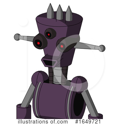 Royalty-Free (RF) Robot Clipart Illustration by Leo Blanchette - Stock Sample #1649721
