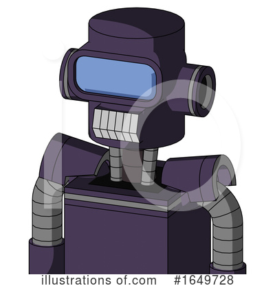 Royalty-Free (RF) Robot Clipart Illustration by Leo Blanchette - Stock Sample #1649728