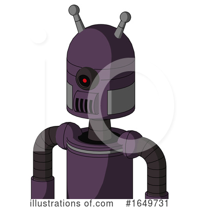 Royalty-Free (RF) Robot Clipart Illustration by Leo Blanchette - Stock Sample #1649731