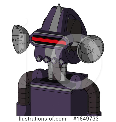 Royalty-Free (RF) Robot Clipart Illustration by Leo Blanchette - Stock Sample #1649733