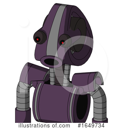 Royalty-Free (RF) Robot Clipart Illustration by Leo Blanchette - Stock Sample #1649734
