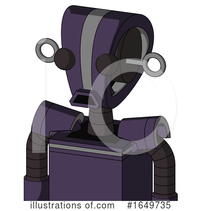 Royalty-Free (RF) Robot Clipart Illustration by Leo Blanchette - Stock Sample #1649735