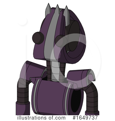 Royalty-Free (RF) Robot Clipart Illustration by Leo Blanchette - Stock Sample #1649737