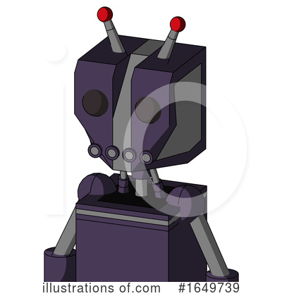 Royalty-Free (RF) Robot Clipart Illustration by Leo Blanchette - Stock Sample #1649739