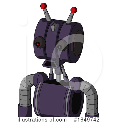 Royalty-Free (RF) Robot Clipart Illustration by Leo Blanchette - Stock Sample #1649742