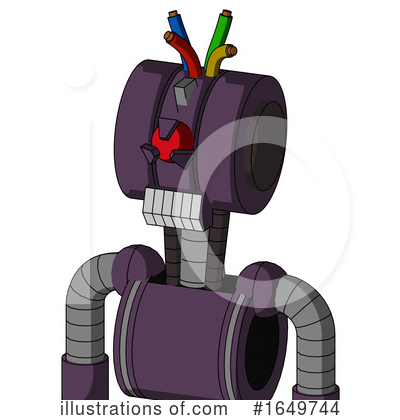 Royalty-Free (RF) Robot Clipart Illustration by Leo Blanchette - Stock Sample #1649744