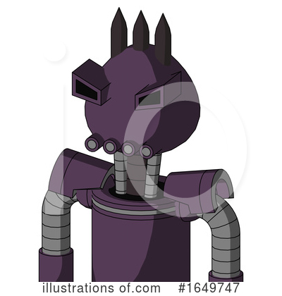 Royalty-Free (RF) Robot Clipart Illustration by Leo Blanchette - Stock Sample #1649747