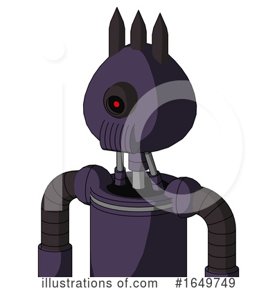 Royalty-Free (RF) Robot Clipart Illustration by Leo Blanchette - Stock Sample #1649749