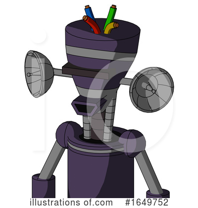 Royalty-Free (RF) Robot Clipart Illustration by Leo Blanchette - Stock Sample #1649752