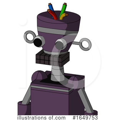 Royalty-Free (RF) Robot Clipart Illustration by Leo Blanchette - Stock Sample #1649753