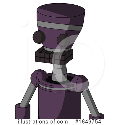 Royalty-Free (RF) Robot Clipart Illustration by Leo Blanchette - Stock Sample #1649754