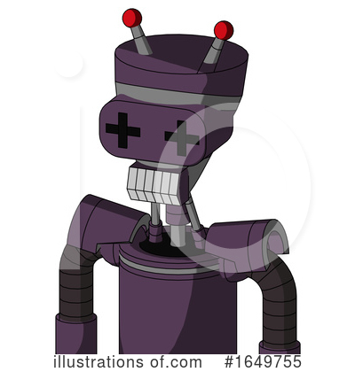 Royalty-Free (RF) Robot Clipart Illustration by Leo Blanchette - Stock Sample #1649755